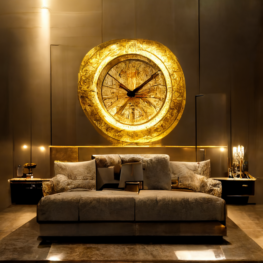 Horloge design  luxueuse