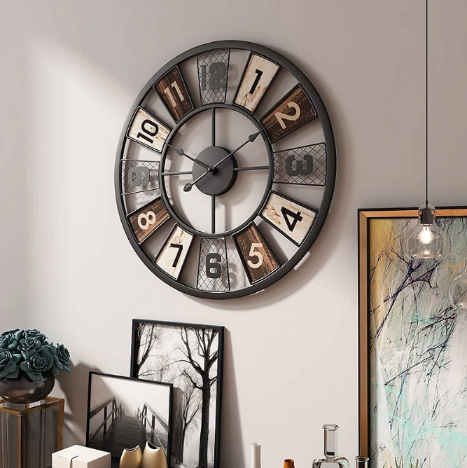 Horloge Industrielle vintage horloge time 