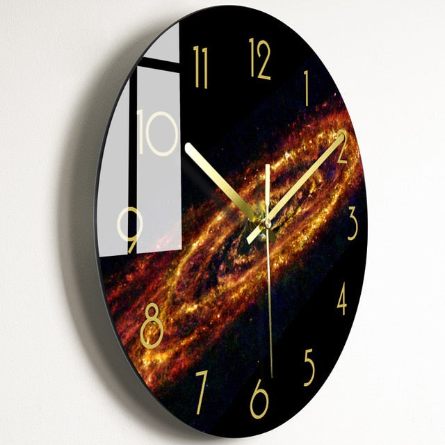 Horloge Murale Design Galaxie