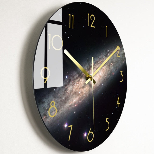 Horloge Murale Design Galaxie