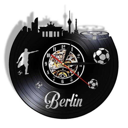 Horloge vinyle du Football de Berlin