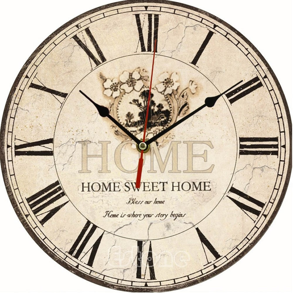 Horloge murale Home sweet Home